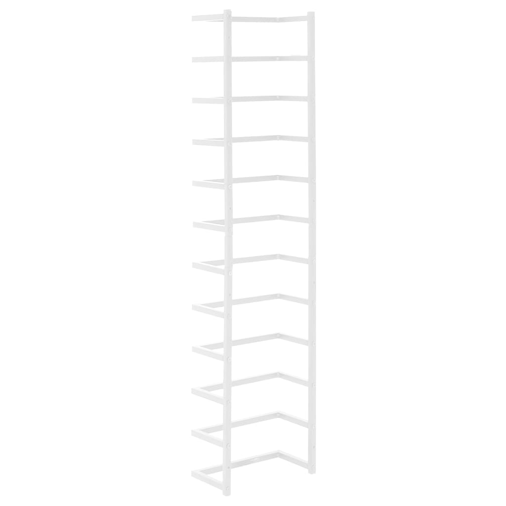 Handdoekenrek 24x12x96 cm staal wit is nu te koop bij PeponiXL, paradijselijk wonen!