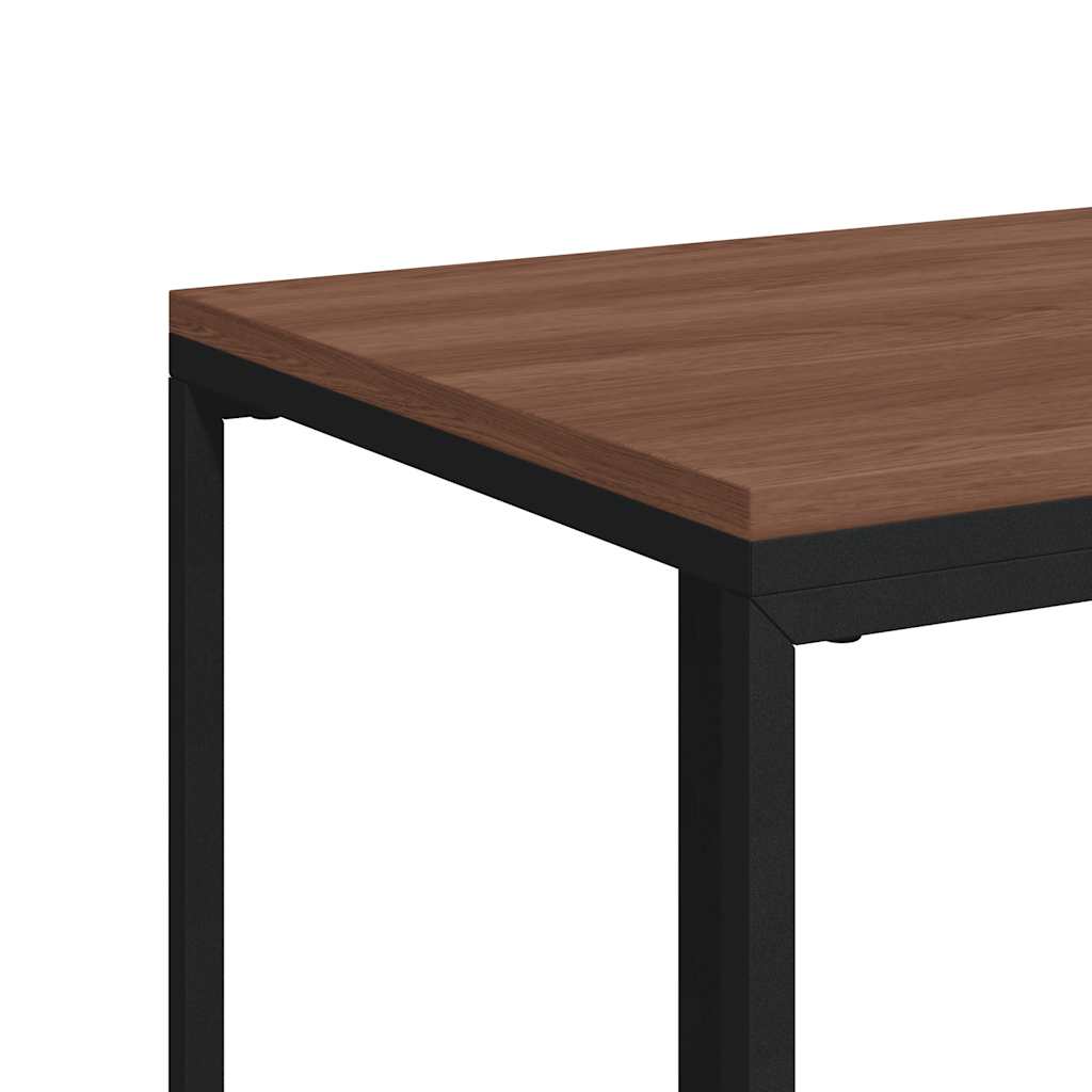 Bijzettafel 40x30x59 cm bewerkt hout zwart is nu te koop bij PeponiXL, paradijselijk wonen!