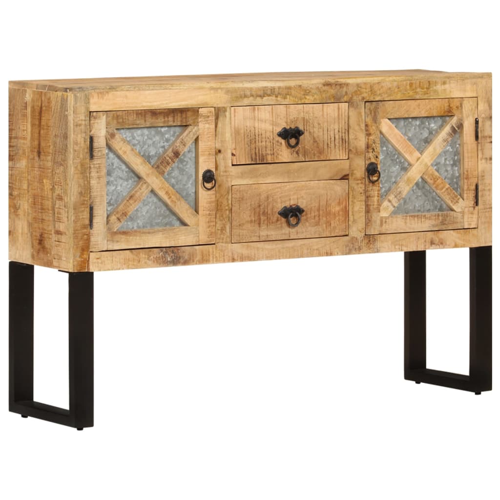 Dressoir 110x30x74 cm ruw mangohout is nu te koop bij PeponiXL, paradijselijk wonen!