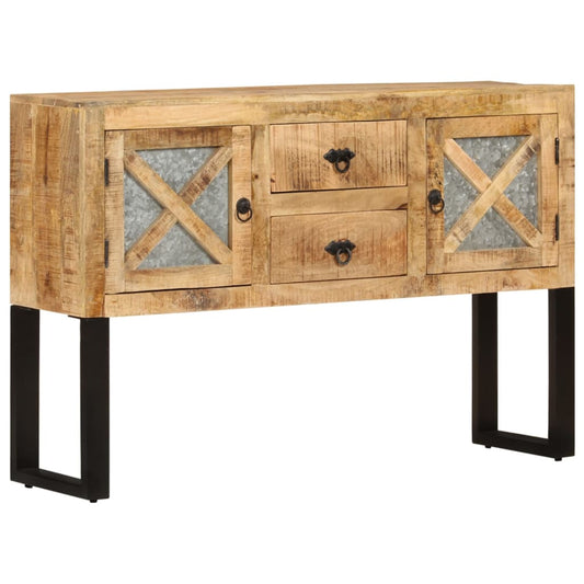 Dressoir 110x30x74 cm ruw mangohout is nu te koop bij PeponiXL, paradijselijk wonen!