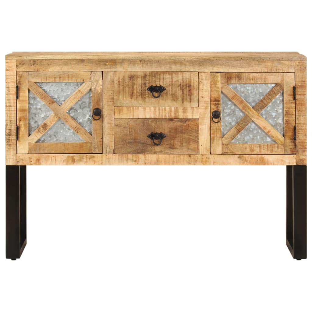 Dressoir 110x30x74 cm ruw mangohout is nu te koop bij PeponiXL, paradijselijk wonen!