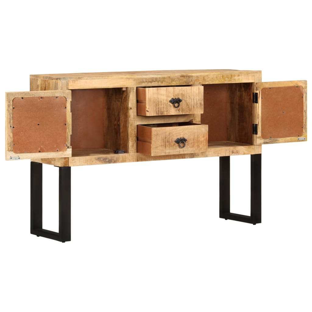 Dressoir 110x30x74 cm ruw mangohout is nu te koop bij PeponiXL, paradijselijk wonen!