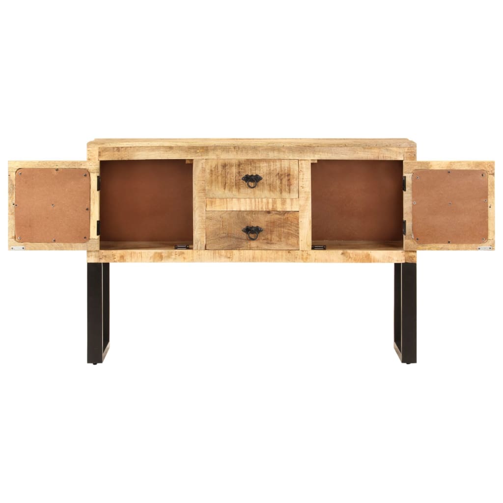 Dressoir 110x30x74 cm ruw mangohout is nu te koop bij PeponiXL, paradijselijk wonen!