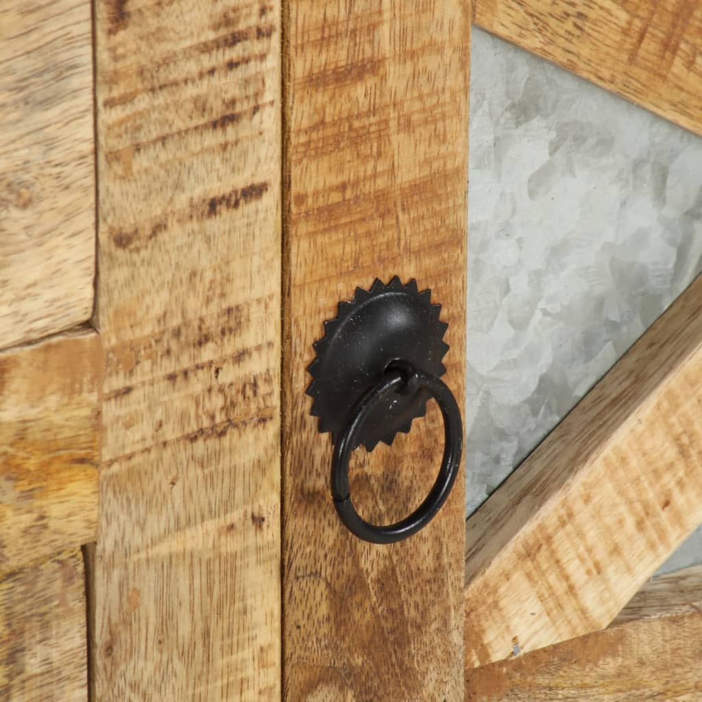 Tv-meubel 110x30x45 cm ruw mangohout is nu te koop bij PeponiXL, paradijselijk wonen!