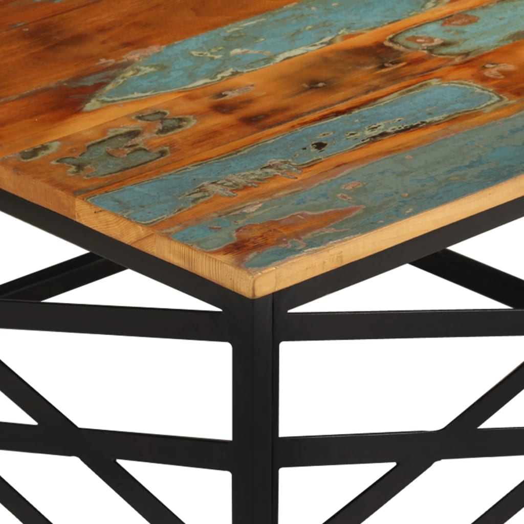 Salontafel 68x68x35 cm massief gerecycled hout is nu te koop bij PeponiXL, paradijselijk wonen!