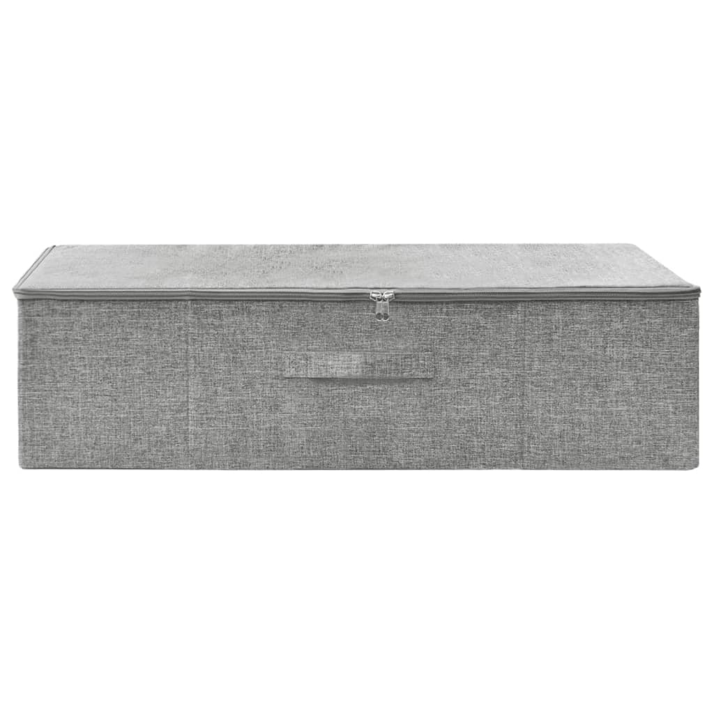 Opbergbox 70x40x18 cm stof grijs is nu te koop bij PeponiXL, paradijselijk wonen!