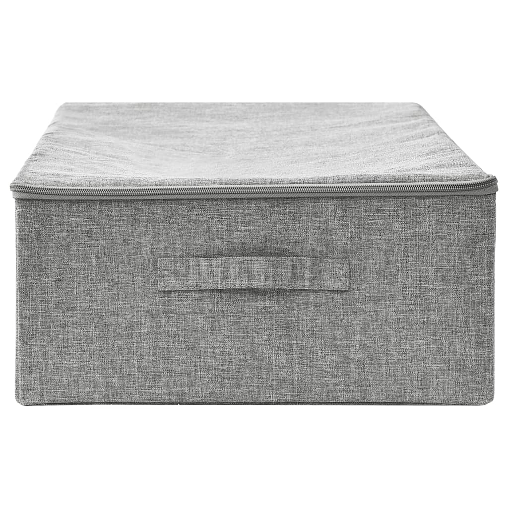 Opbergbox 70x40x18 cm stof grijs is nu te koop bij PeponiXL, paradijselijk wonen!