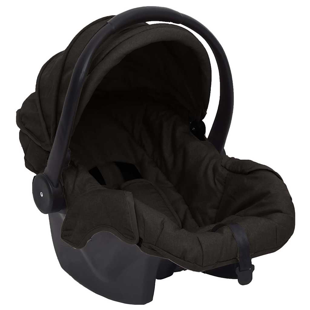 Kinderwagen 3-in-1 staal antracietkleurig en zwart is nu te koop bij PeponiXL, paradijselijk wonen!