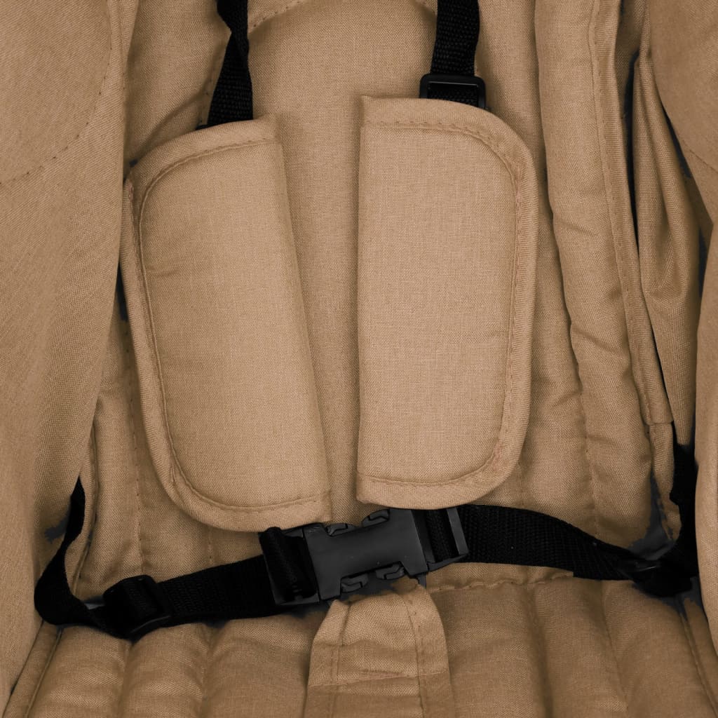 Tweelingkinderwagen staal taupe is nu te koop bij PeponiXL, paradijselijk wonen!