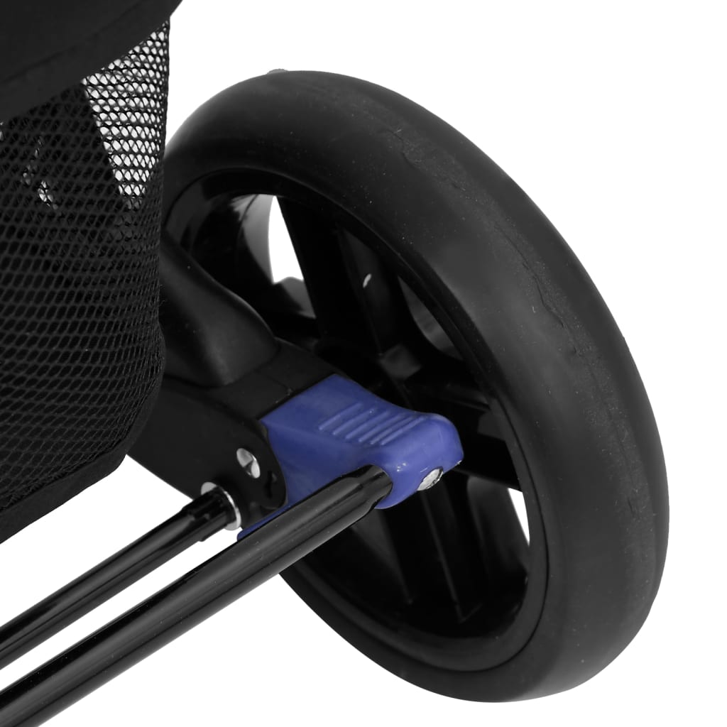 Tweelingkinderwagen staal marineblauw is nu te koop bij PeponiXL, paradijselijk wonen!