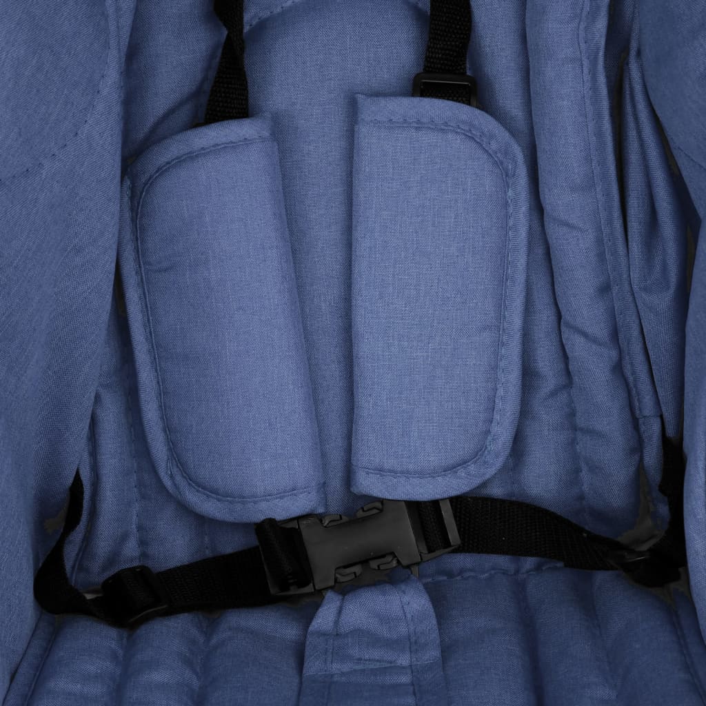 Tweelingkinderwagen staal marineblauw is nu te koop bij PeponiXL, paradijselijk wonen!