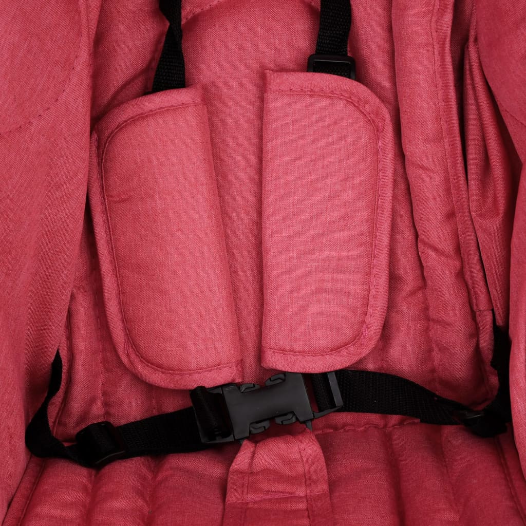 Tweelingkinderwagen staal rood is nu te koop bij PeponiXL, paradijselijk wonen!