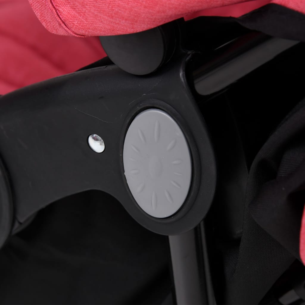 Tweelingkinderwagen staal rood is nu te koop bij PeponiXL, paradijselijk wonen!