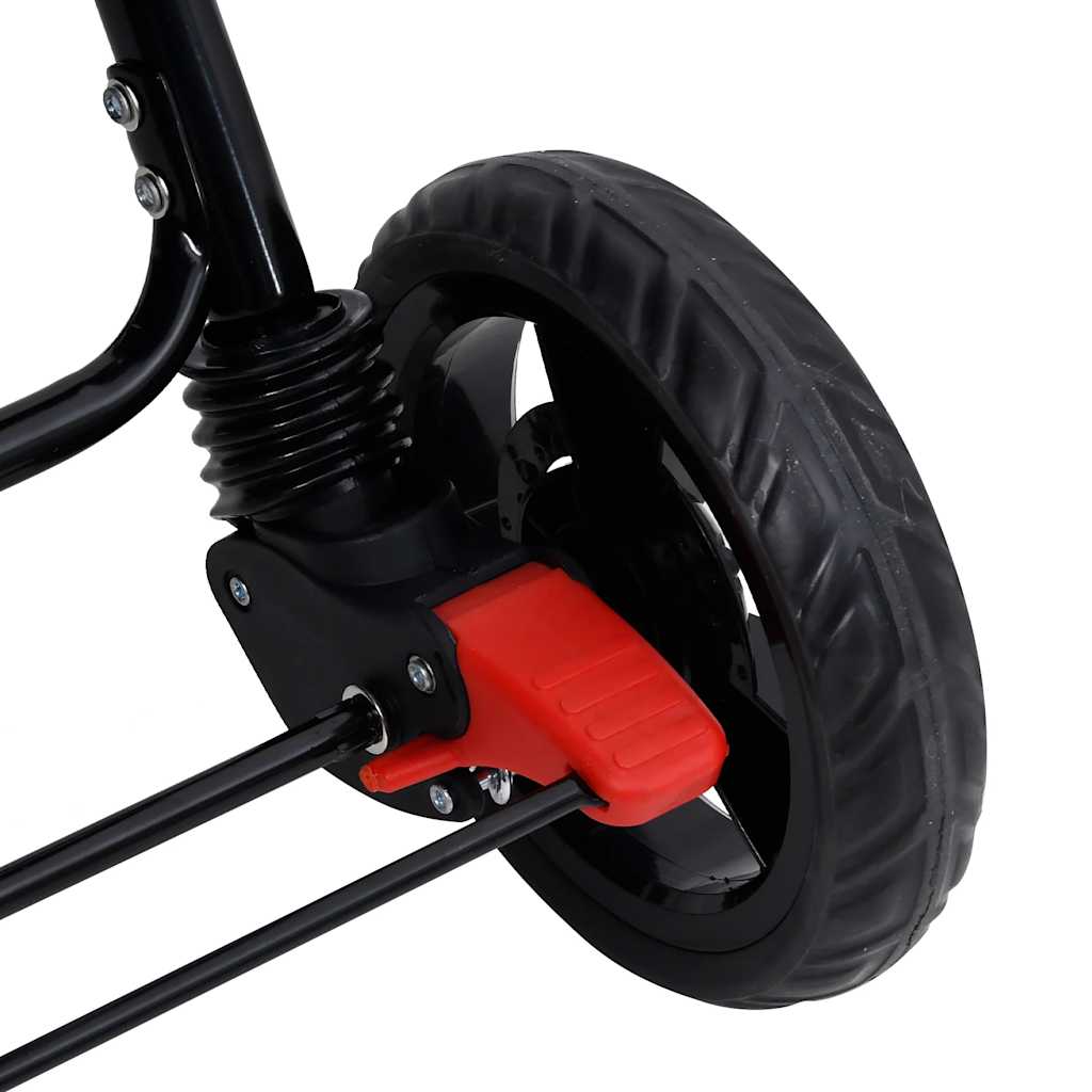 Tweelingkinderwagen tandem staal rood is nu te koop bij PeponiXL, paradijselijk wonen!