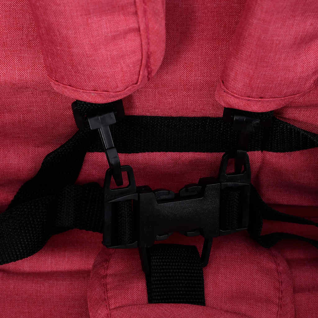 Tweelingkinderwagen tandem staal rood is nu te koop bij PeponiXL, paradijselijk wonen!