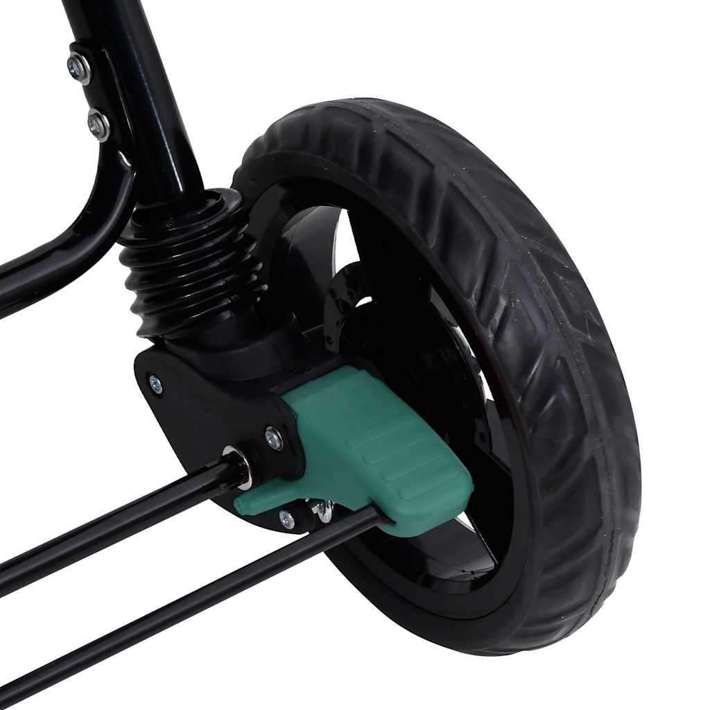 Tweelingkinderwagen tandem staal groen is nu te koop bij PeponiXL, paradijselijk wonen!