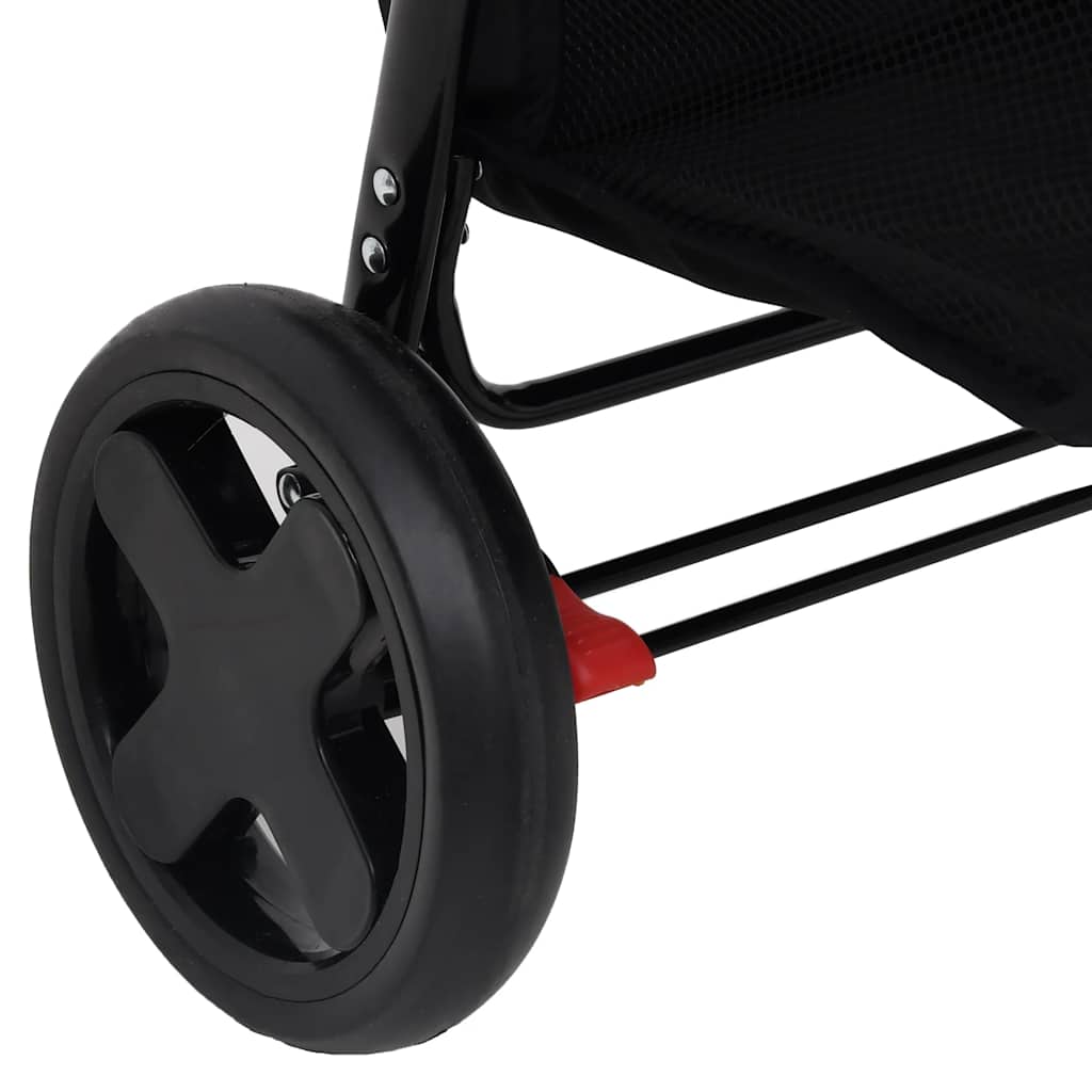 Kinderwagen 2-in-1 staal antracietkleurig is nu te koop bij PeponiXL, paradijselijk wonen!