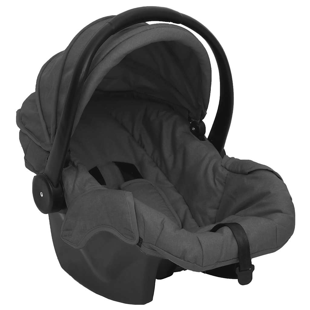 Kinderwagen 3-in-1 staal donkergrijs en zwart is nu te koop bij PeponiXL, paradijselijk wonen!