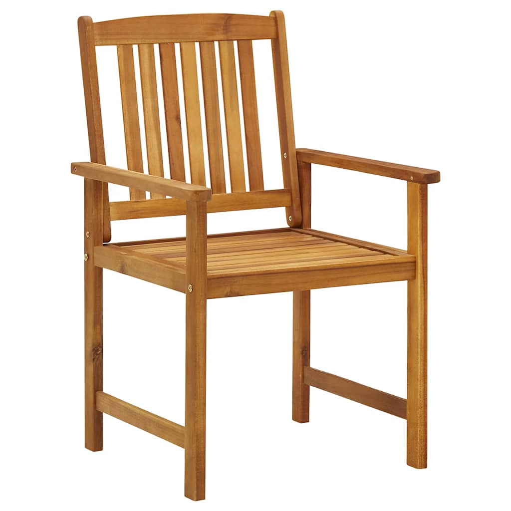 Tuinstoelen 8 st met kussens massief acaciahout is nu te koop bij PeponiXL, paradijselijk wonen!