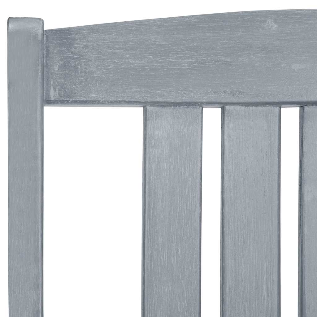 Tuinstoelen 6 st met kussens massief acaciahout grijs is nu te koop bij PeponiXL, paradijselijk wonen!