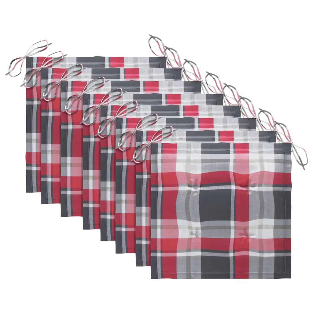 Tuinstoelen 8 st met kussens massief acaciahout grijs is nu te koop bij PeponiXL, paradijselijk wonen!