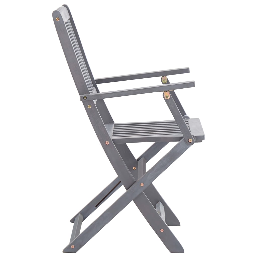 Tuinstoelen 8 st inklapbaar massief acaciahout is nu te koop bij PeponiXL, paradijselijk wonen!