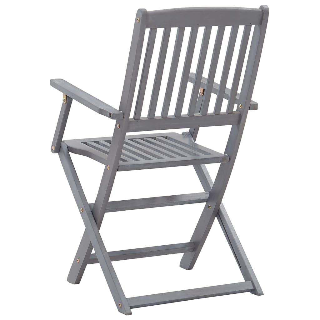 Tuinstoelen 8 st inklapbaar massief acaciahout is nu te koop bij PeponiXL, paradijselijk wonen!