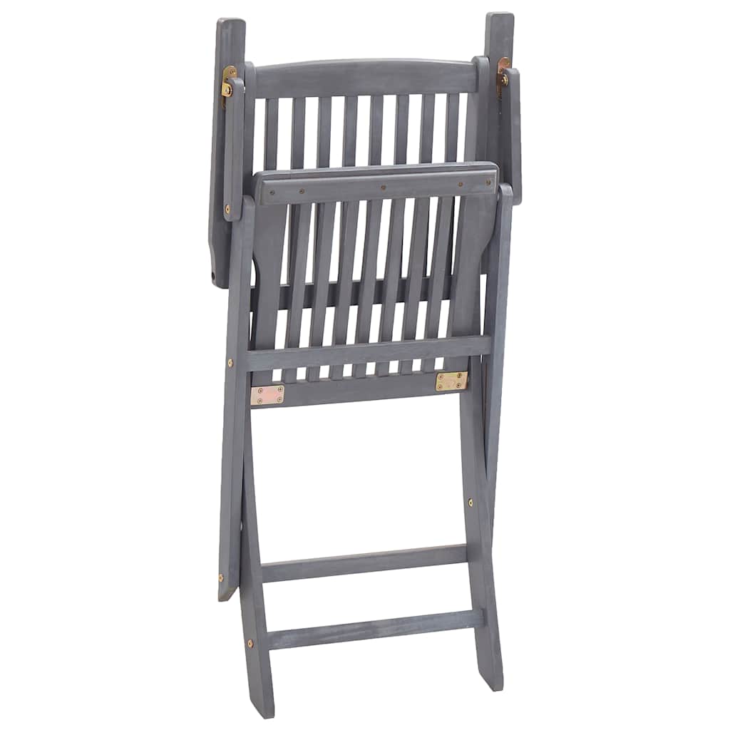 Tuinstoelen 8 st inklapbaar met kussens massief acaciahout is nu te koop bij PeponiXL, paradijselijk wonen!