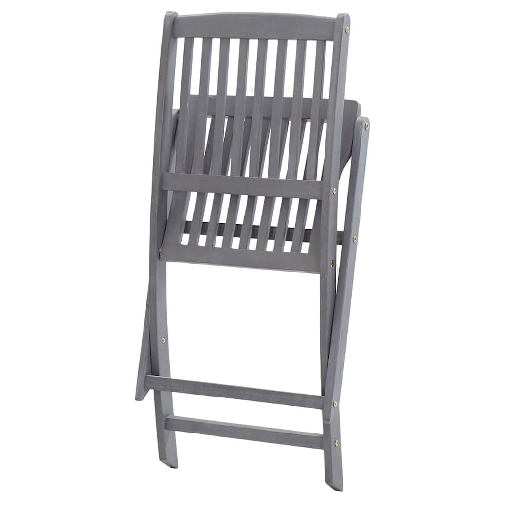 Tuinstoelen 8 st inklapbaar met kussens massief acaciahout is nu te koop bij PeponiXL, paradijselijk wonen!