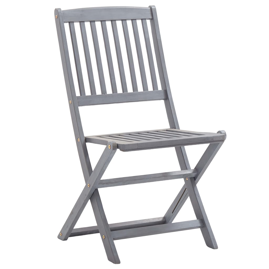 Tuinstoelen 8 st inklapbaar met kussens massief acaciahout is nu te koop bij PeponiXL, paradijselijk wonen!