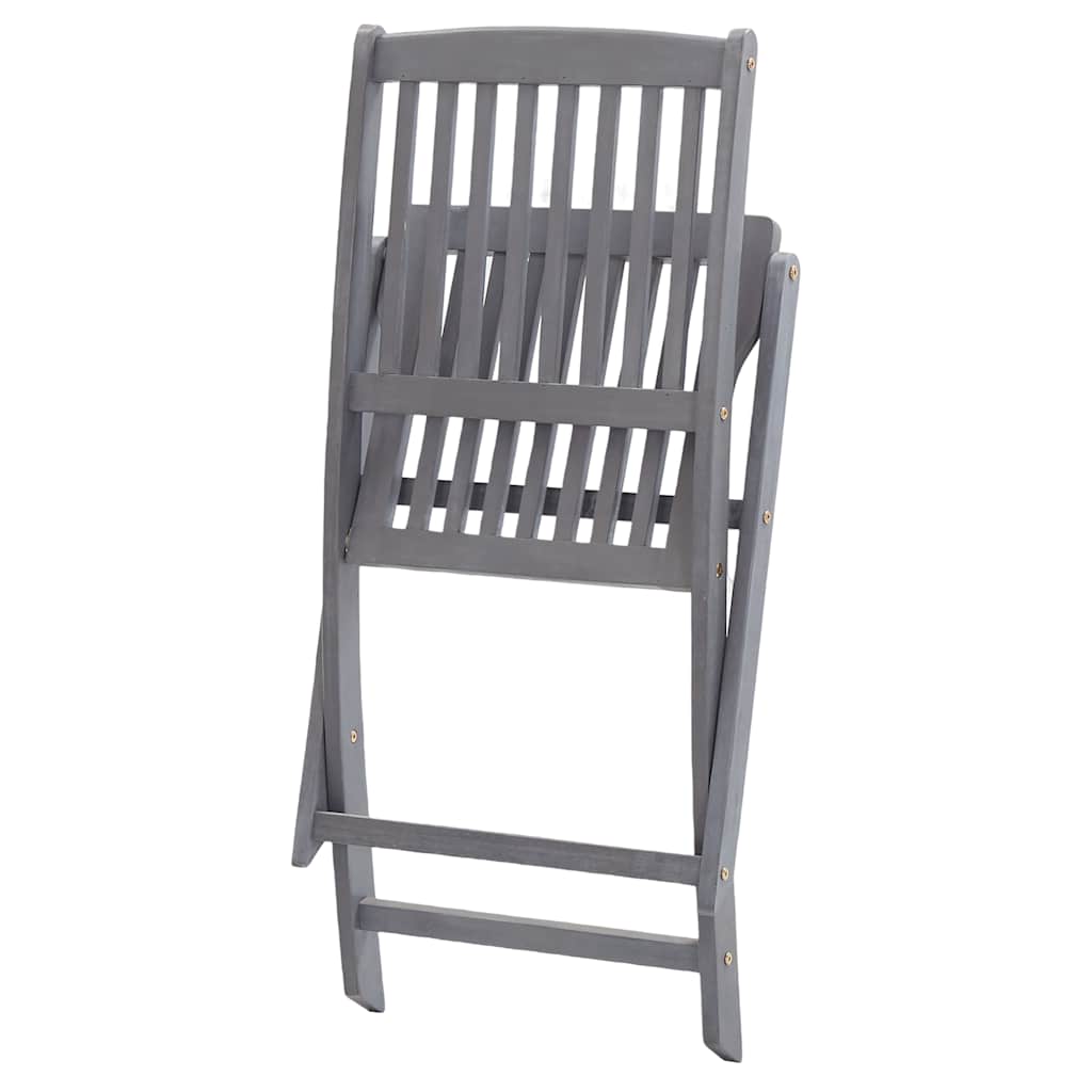 Tuinstoelen 8 st inklapbaar met kussens massief acaciahout is nu te koop bij PeponiXL, paradijselijk wonen!