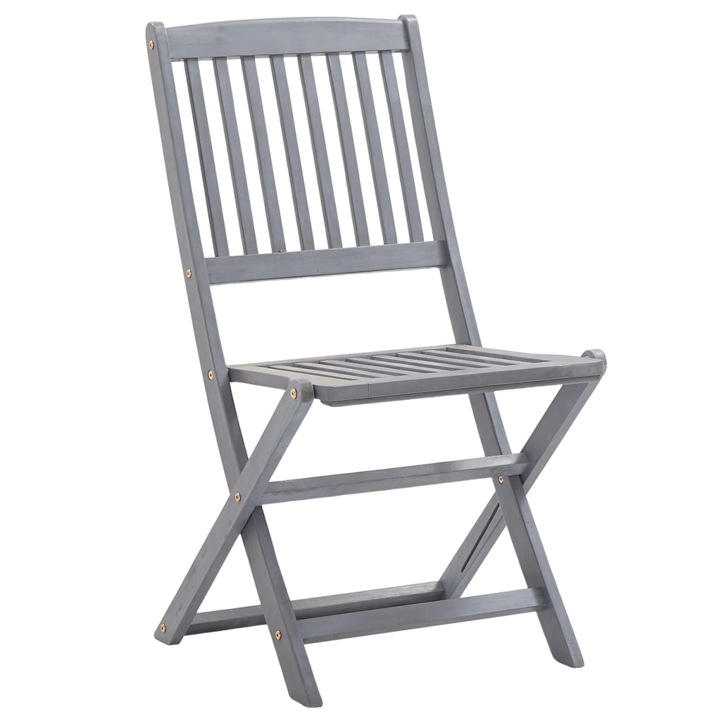 Tuinstoelen 8 st inklapbaar met kussens massief acaciahout is nu te koop bij PeponiXL, paradijselijk wonen!