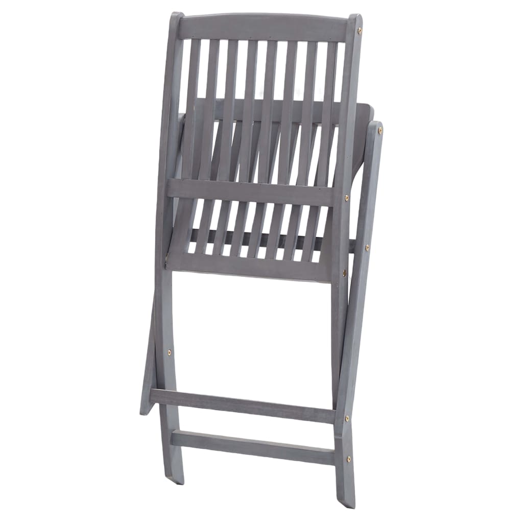 Tuinstoelen 8 st inklapbaar met kussens massief acaciahout is nu te koop bij PeponiXL, paradijselijk wonen!