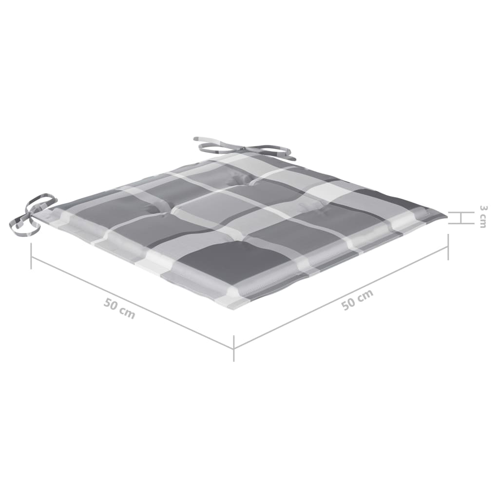 Tuinstoelen 6 st met kussens massief acaciahout is nu te koop bij PeponiXL, paradijselijk wonen!