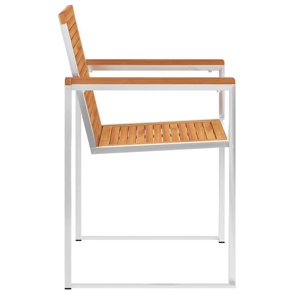 Tuinstoelen 4 st met kussens massief acaciahout is nu te koop bij PeponiXL, paradijselijk wonen!