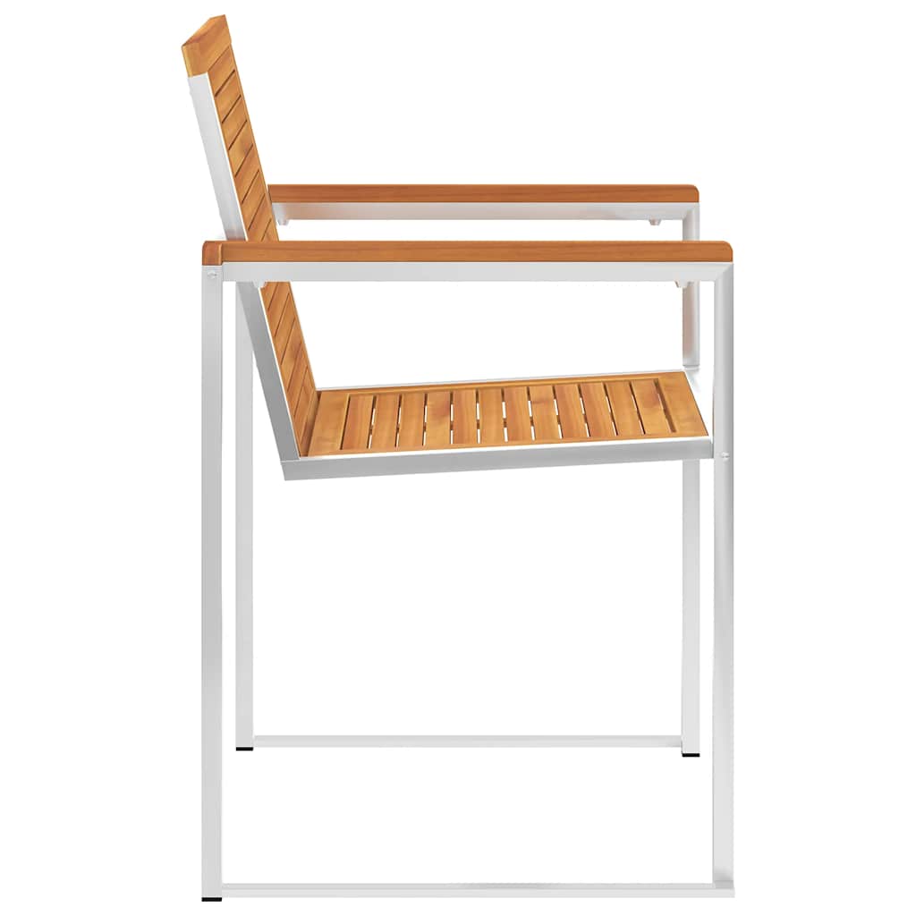 Tuinstoelen 4 st met kussens massief acaciahout is nu te koop bij PeponiXL, paradijselijk wonen!