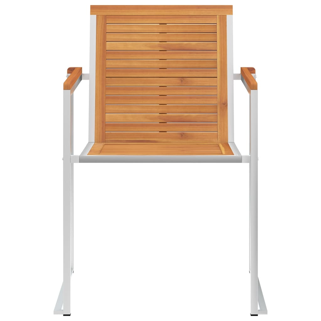 Tuinstoelen 4 st met kussens massief acaciahout is nu te koop bij PeponiXL, paradijselijk wonen!