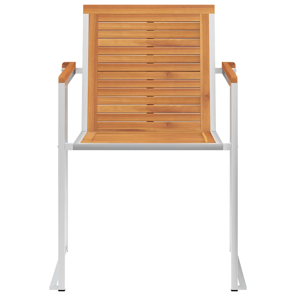 Tuinstoelen 8 st met kussens massief acaciahout is nu te koop bij PeponiXL, paradijselijk wonen!