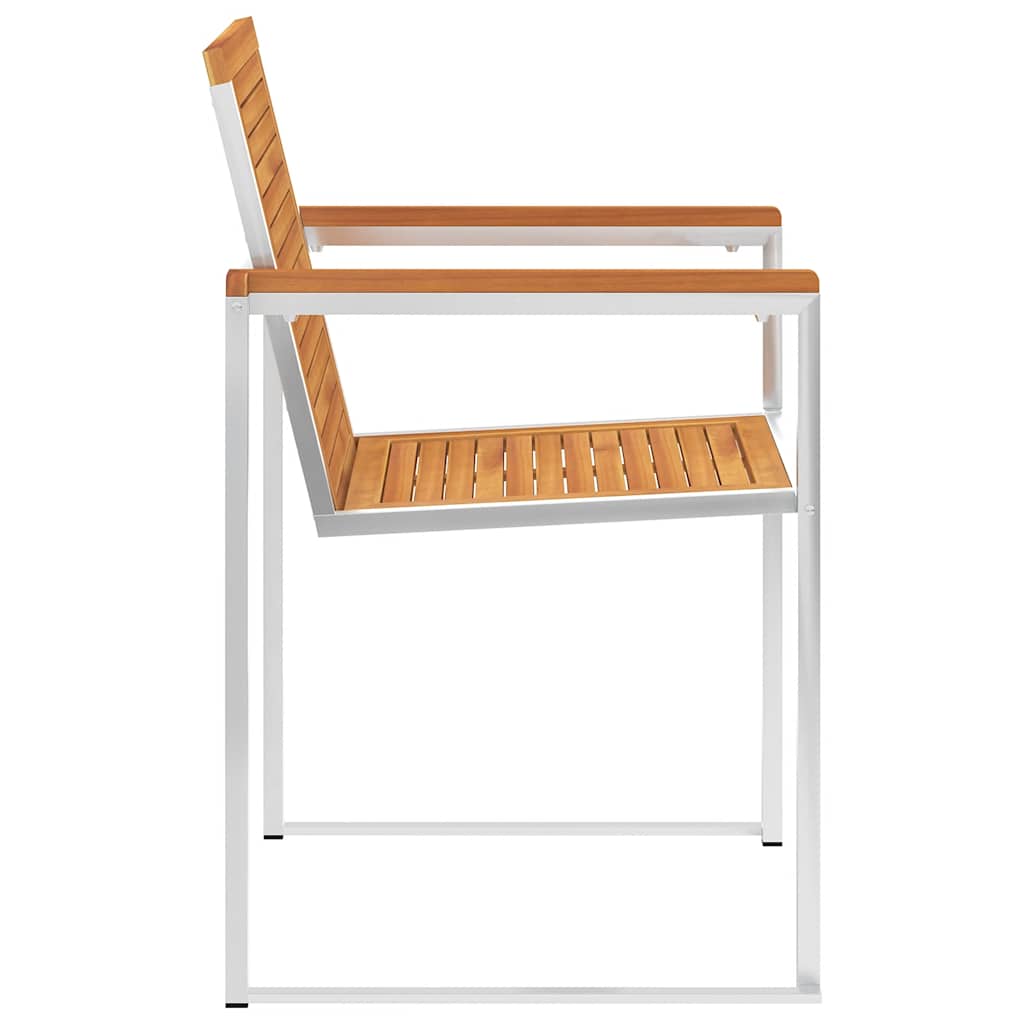 Tuinstoelen 8 st met kussens massief acaciahout is nu te koop bij PeponiXL, paradijselijk wonen!