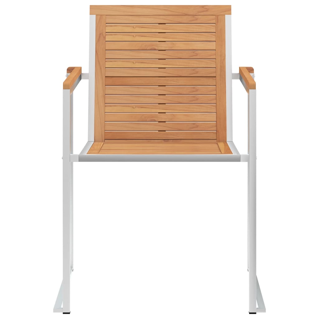 Tuinstoelen 4 st met kussens massief teakhout is nu te koop bij PeponiXL, paradijselijk wonen!