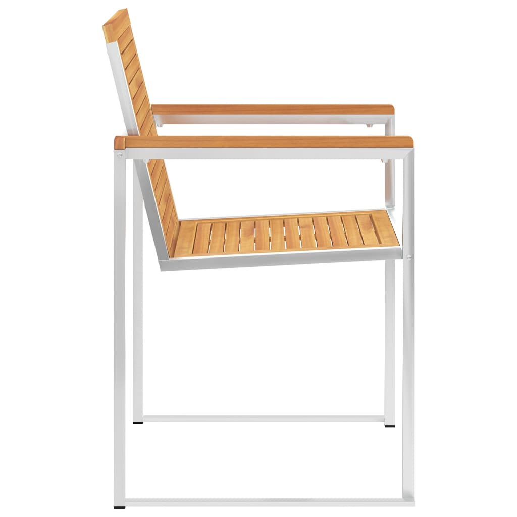 Tuinstoelen 8 st met kussens massief teakhout is nu te koop bij PeponiXL, paradijselijk wonen!