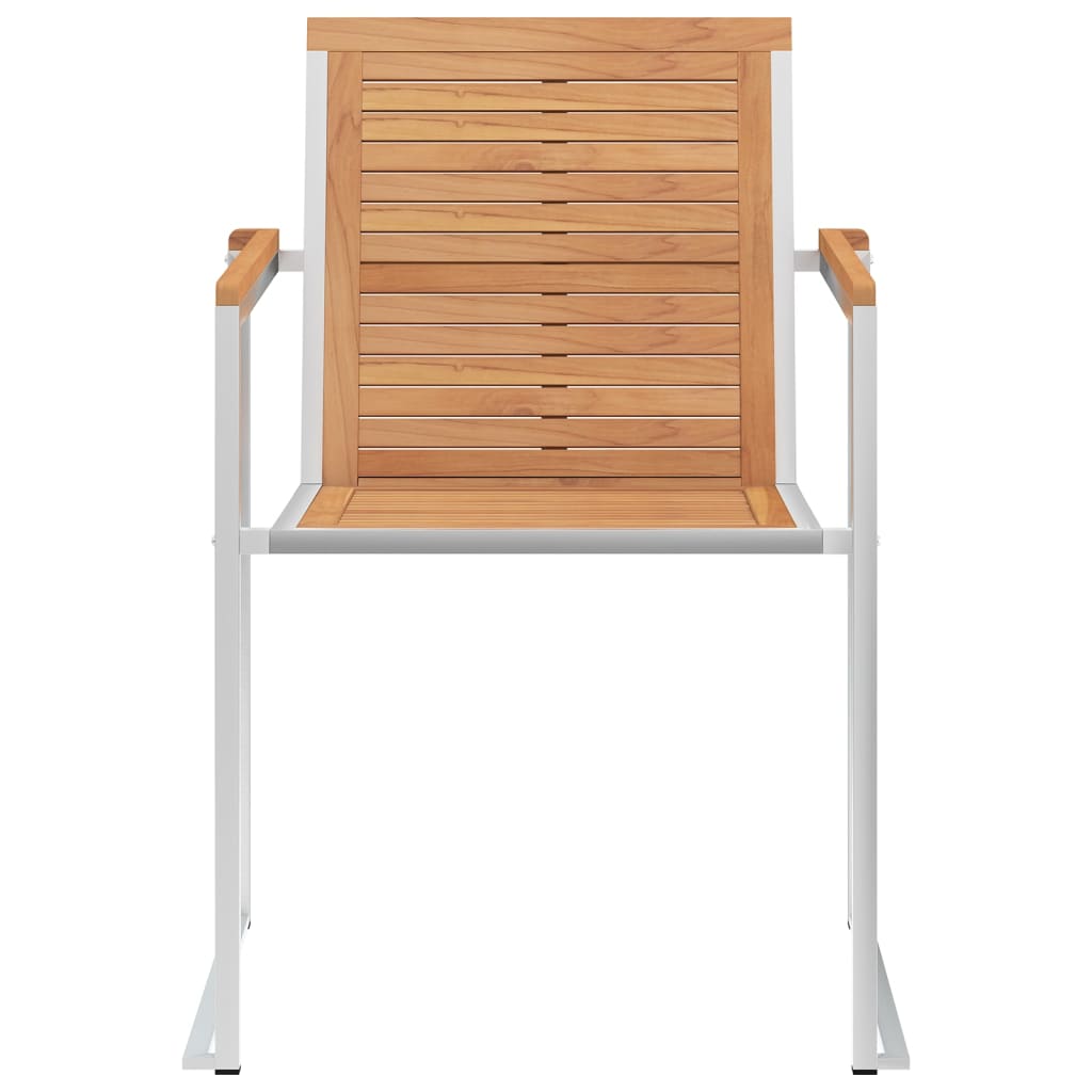 Tuinstoelen 8 st met kussens massief teakhout is nu te koop bij PeponiXL, paradijselijk wonen!