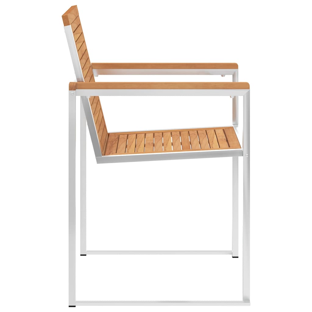 Tuinstoelen 8 st met kussens massief teakhout is nu te koop bij PeponiXL, paradijselijk wonen!