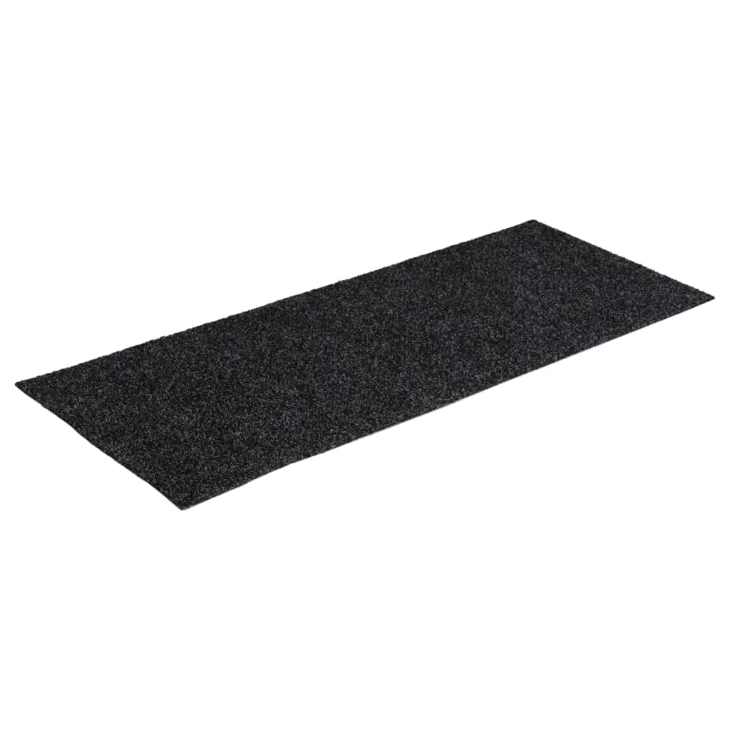 Trapmatten zelfklevend 15 stuks 60x25 cm donkergrijs rechthoekig is nu te koop bij PeponiXL, paradijselijk wonen!