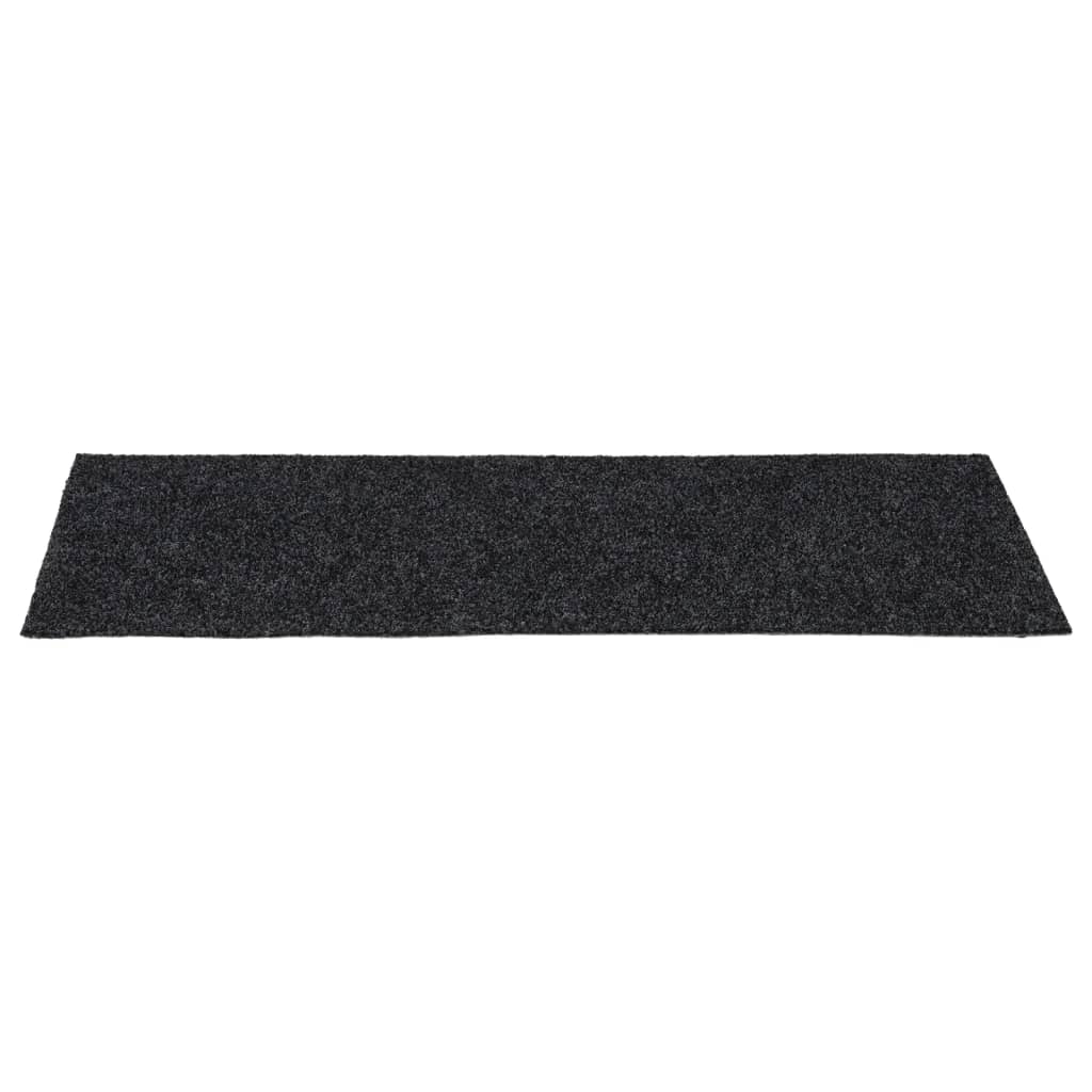 Trapmatten zelfklevend 15 stuks 60x25 cm donkergrijs rechthoekig is nu te koop bij PeponiXL, paradijselijk wonen!