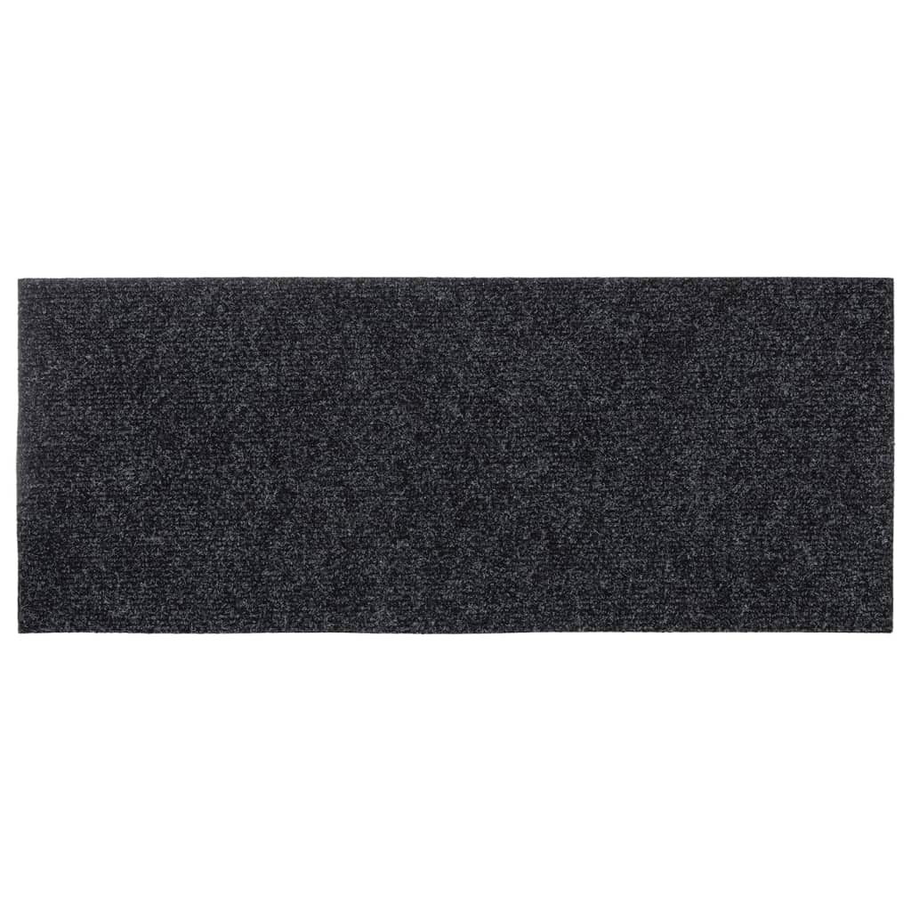 Trapmatten zelfklevend 15 stuks 60x25 cm donkergrijs rechthoekig is nu te koop bij PeponiXL, paradijselijk wonen!