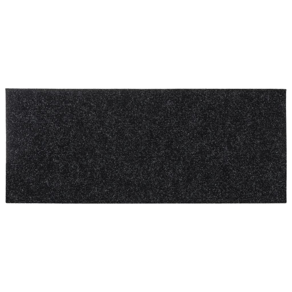 Trapmatten Zelfklevend 15 stuks 60x25 cm Zwart Rechthoekig is nu te koop bij PeponiXL, paradijselijk wonen!