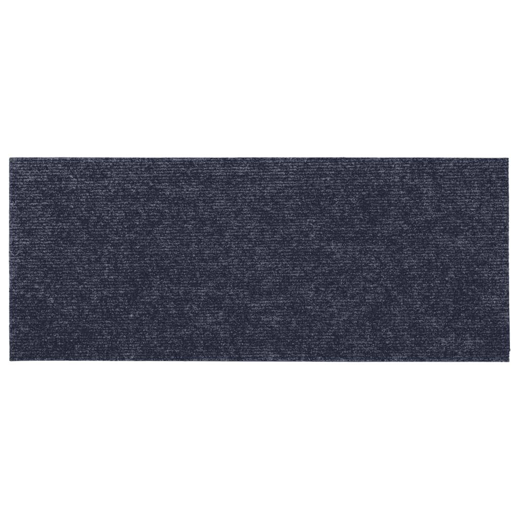 Trapmatten Zelfklevend 15 stuks 60x25 cm Grijs Blauw Rechthoekig is nu te koop bij PeponiXL, paradijselijk wonen!