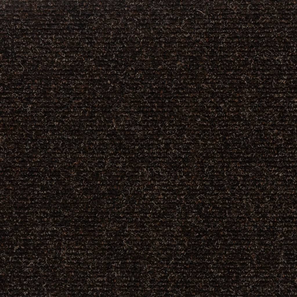 Trapmatten Zelfklevend 15 stuks 60x25 cm Donkerbruin Rechthoekig is nu te koop bij PeponiXL, paradijselijk wonen!