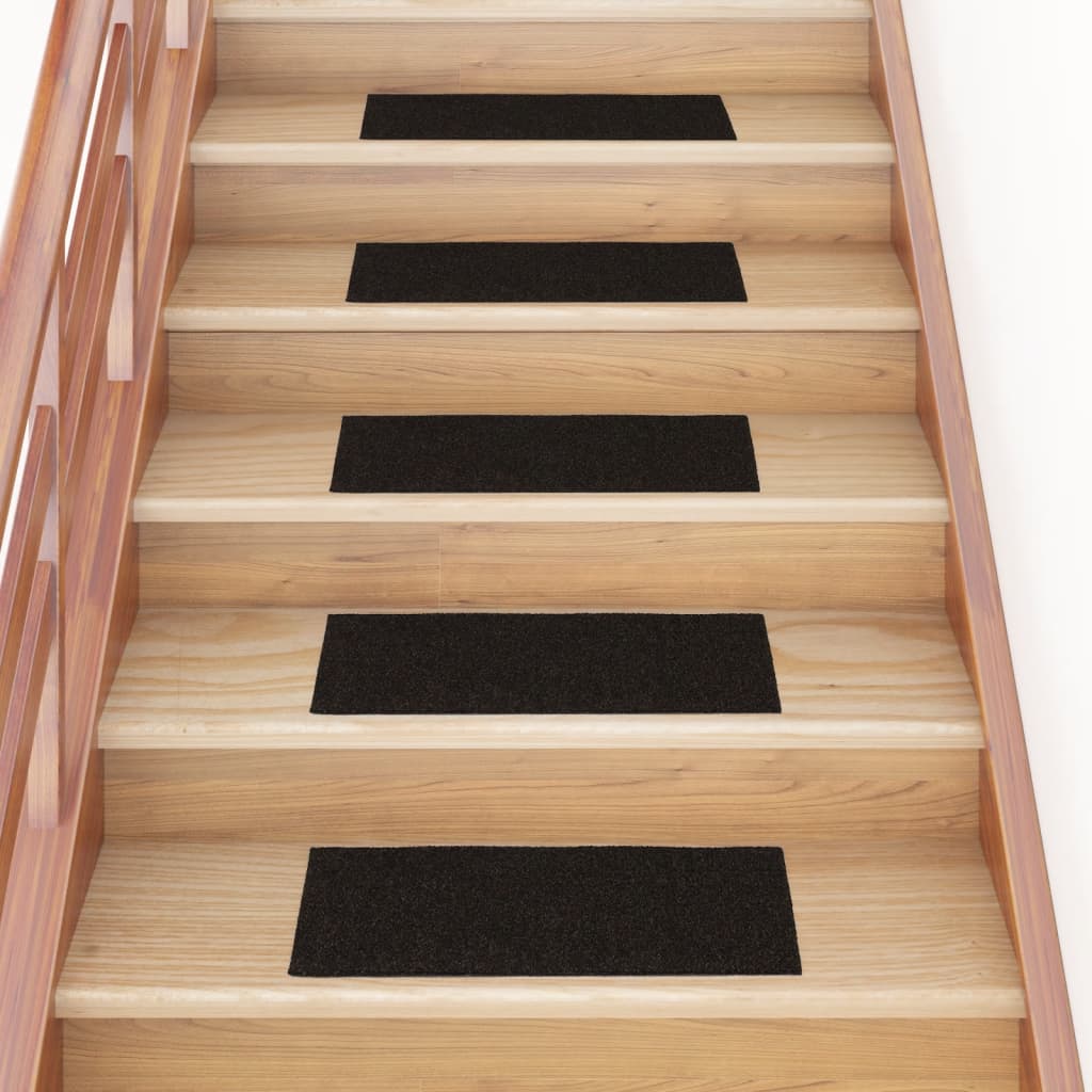 Trapmatten Zelfklevend 15 stuks 60x25 cm Donkerbruin Rechthoekig is nu te koop bij PeponiXL, paradijselijk wonen!
